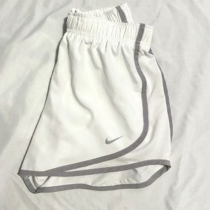 White Nike Dri-Fit Shorts